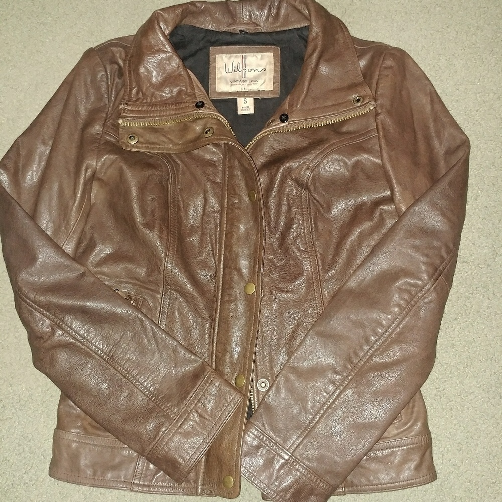❤SALE VINTAGE BROWN LEATHER JACKET